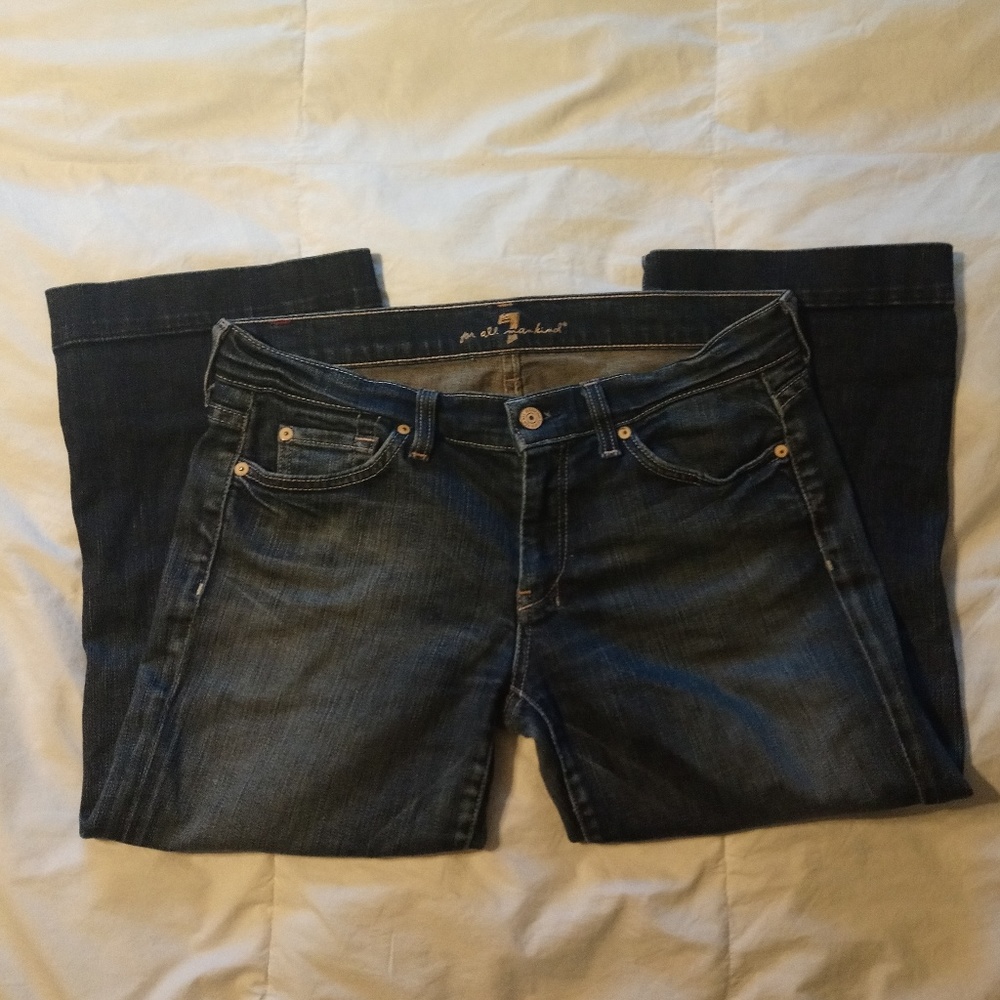 7 For All Mankind Dojo Crop Jeans - Picture 3 of 5